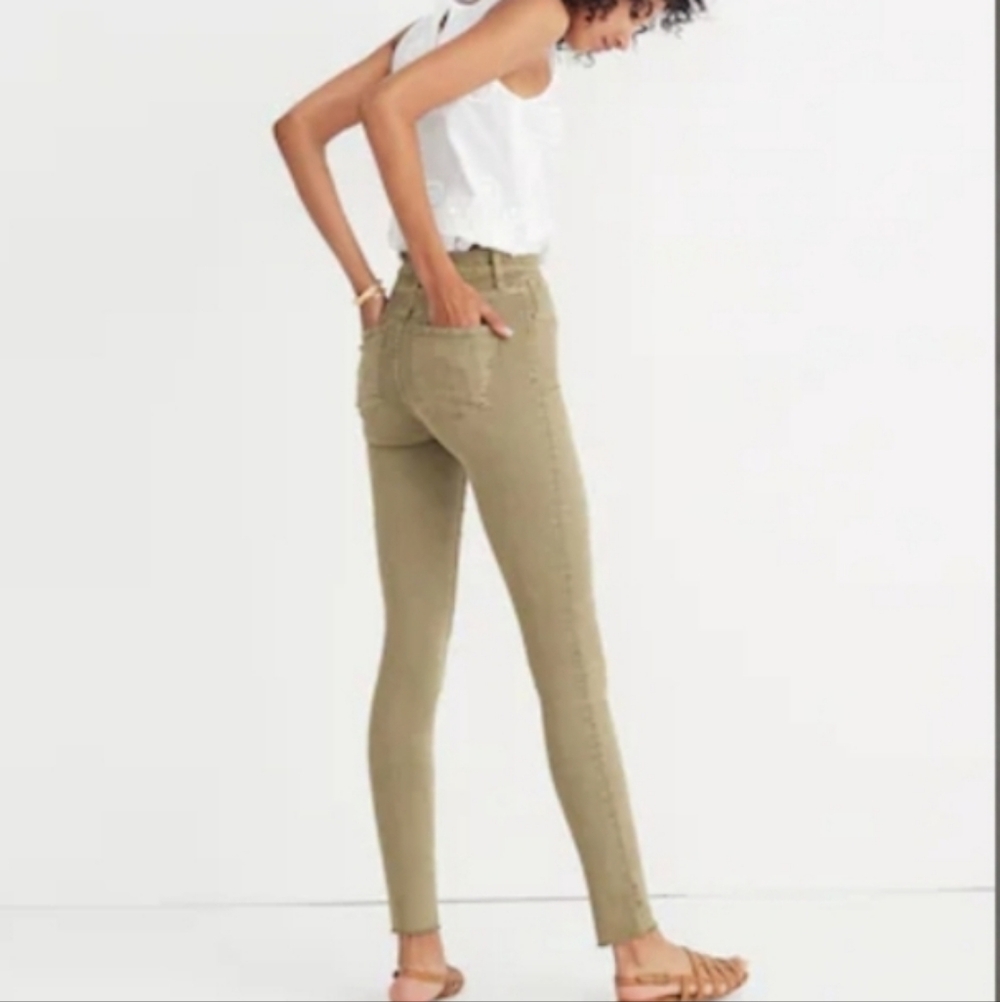 🫒 Madewell 9" High Rise Skinny Jean Womens Size 29